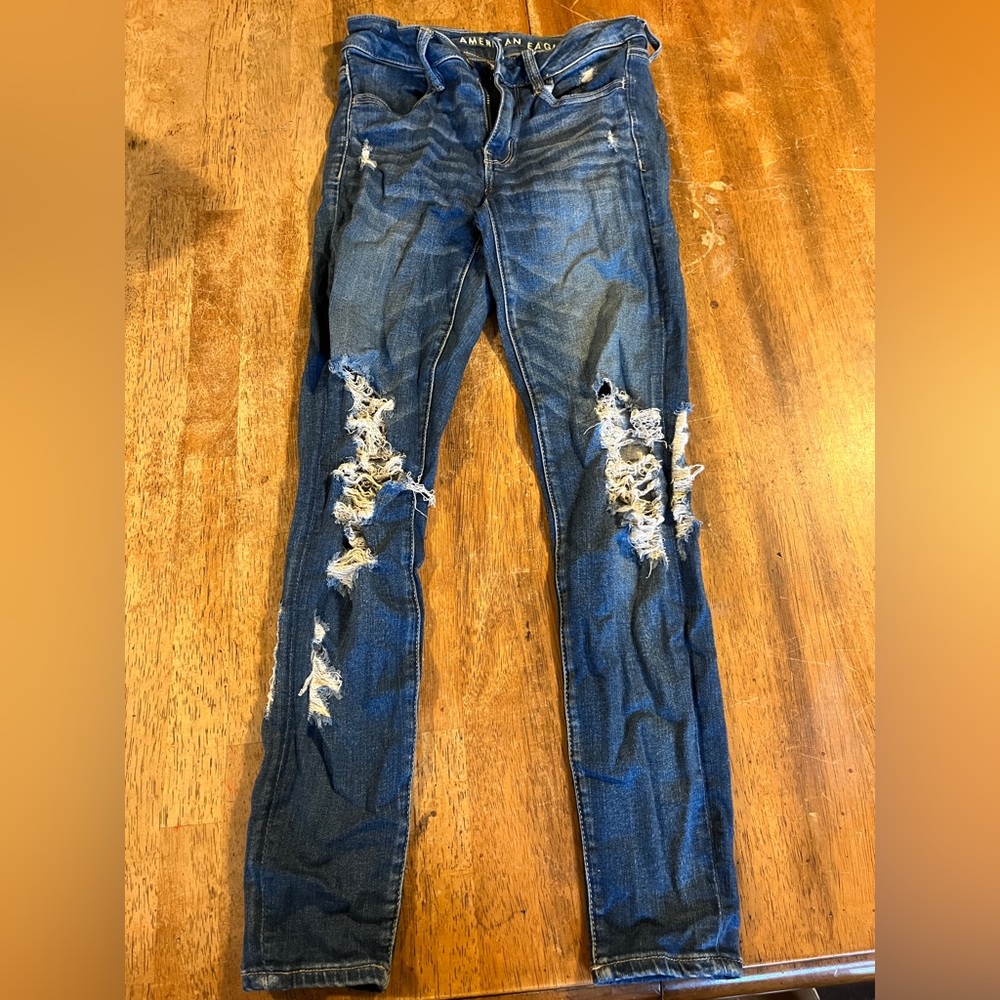 American Eagle Next Stretch Level Jeans Size 2 Short